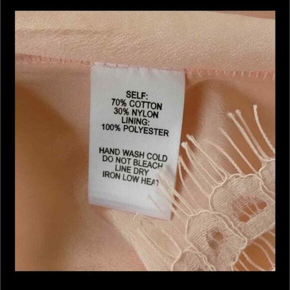 Lulu's NEW In This Moment Blush Pink Eyelash Lace Sleeveless Skater Mini Dress S - Picture 6 of 9